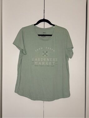Sonoma Sage Green Gardener's Market Graphic Tee